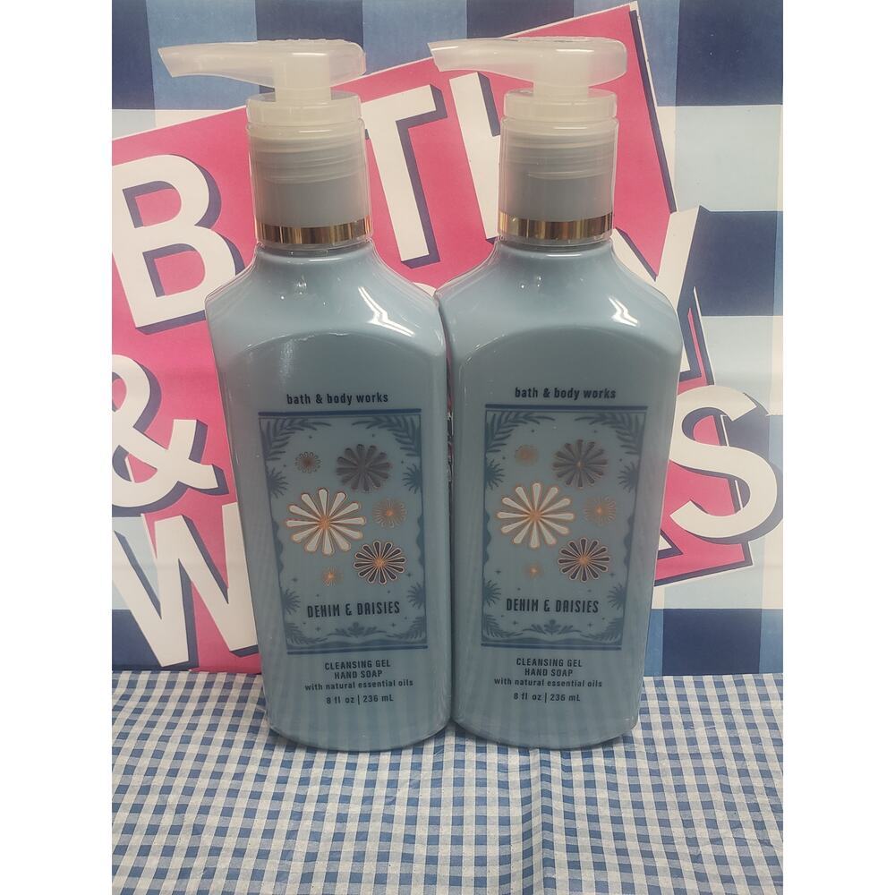 BBW Denim & Daisies Cleaning Gel Hand Soap 2 Pack